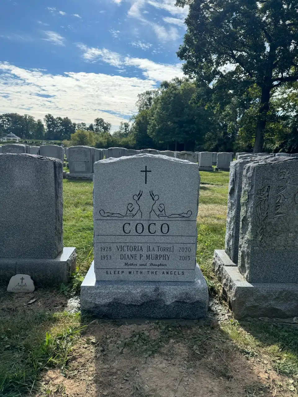 Granite Flat Headstone / Marker hand-carved by Flat Memorials in NJ — image 6